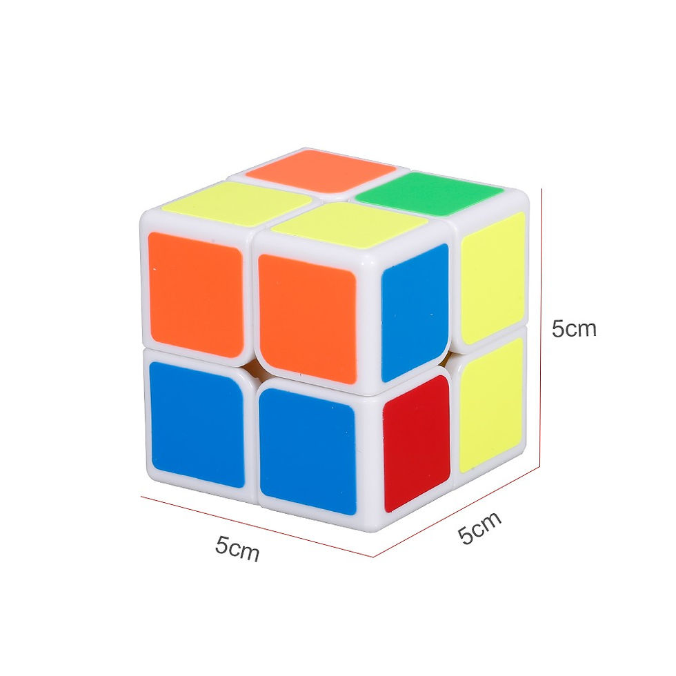 Thumbnail: Speed Cube 2x2x2 Speed Blocks Easy Turning Cube Blocks Smooth Sticker Puzzle Toy