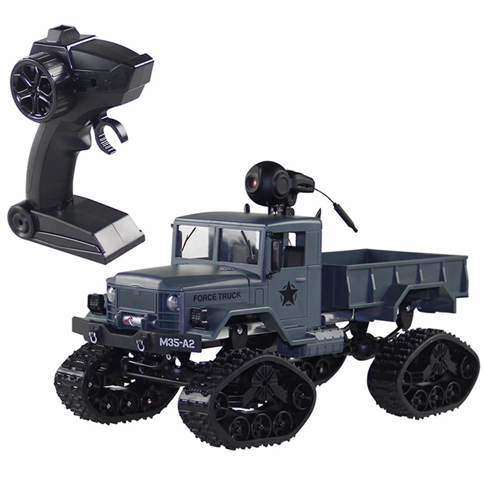 Thumbnail: FY001B WiFi 2.4Ghz 1/16 4WD Snow Tires Truck Off-road RC Truck with Front Light