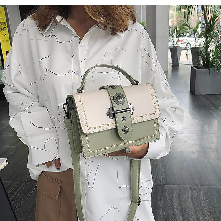 Thumbnail: Elegant Rivet Shoulder Messenger Bag