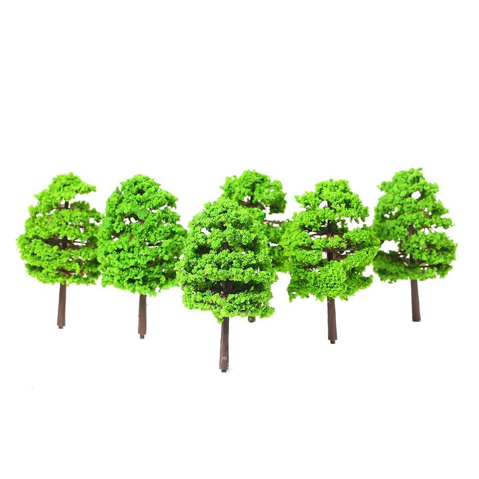 Thumbnail: 20 Pcs Model Trees Architectural Railroad Layout Garden Landscape Scenery Miniat