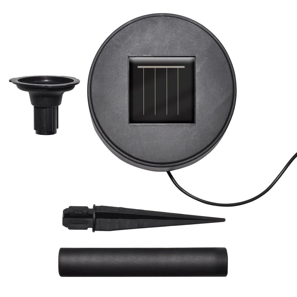 Thumbnail: vidaXL 3/6x Solar Bowl LED Garden Lights with Spike Anchors & Solar Panel