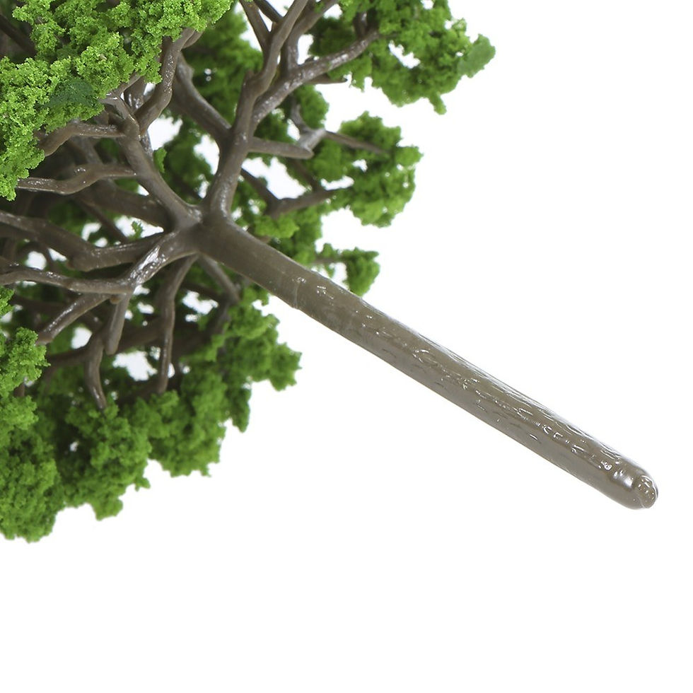 Thumbnail: 33pcs Mini Plastic Green Trees Scale Architectural Models Train Railways Landsca