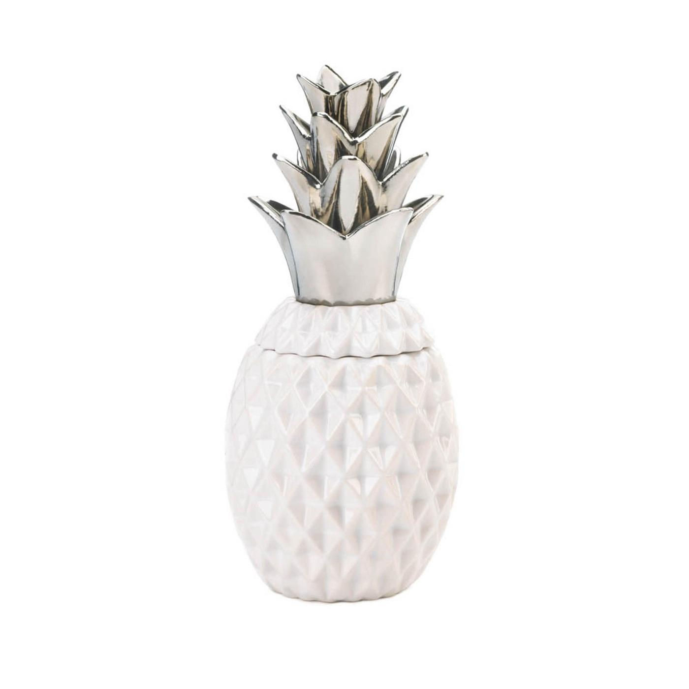 12 silvertop pineapple jar