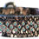 Thumbnail: Sprinkle AB Crystal Jeweled Dragon Skin Genuine Leather Dog Collar