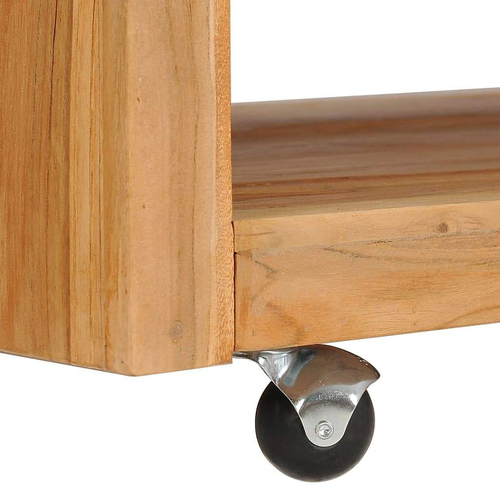 Thumbnail: vidaXL Coffee Table Solid Teak Wood End Couch Table 43.3"x23.6"/31.5"x31.5"