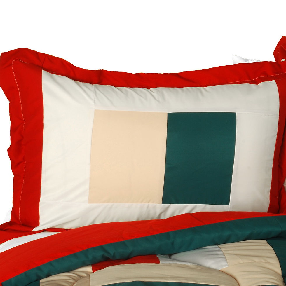 Thumbnail: [In My Life A] Quilted Patchwork Down Alternative Comforter Set (Full/Queen Size