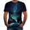 Thumbnail: 2021 summer fashion new wolf and eagle war 3D printing pattern men's T-shirt ca