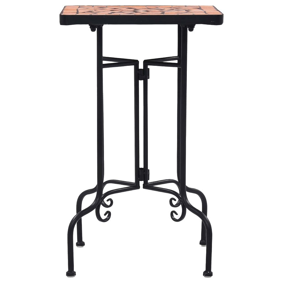 Thumbnail: vidaXL Mosaic Side Table Ceramic Accent Balcony Poolside Table Multi Colors