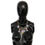 Thumbnail: Gold Crystal Ortensia Floral Butterfly Chain Necklace