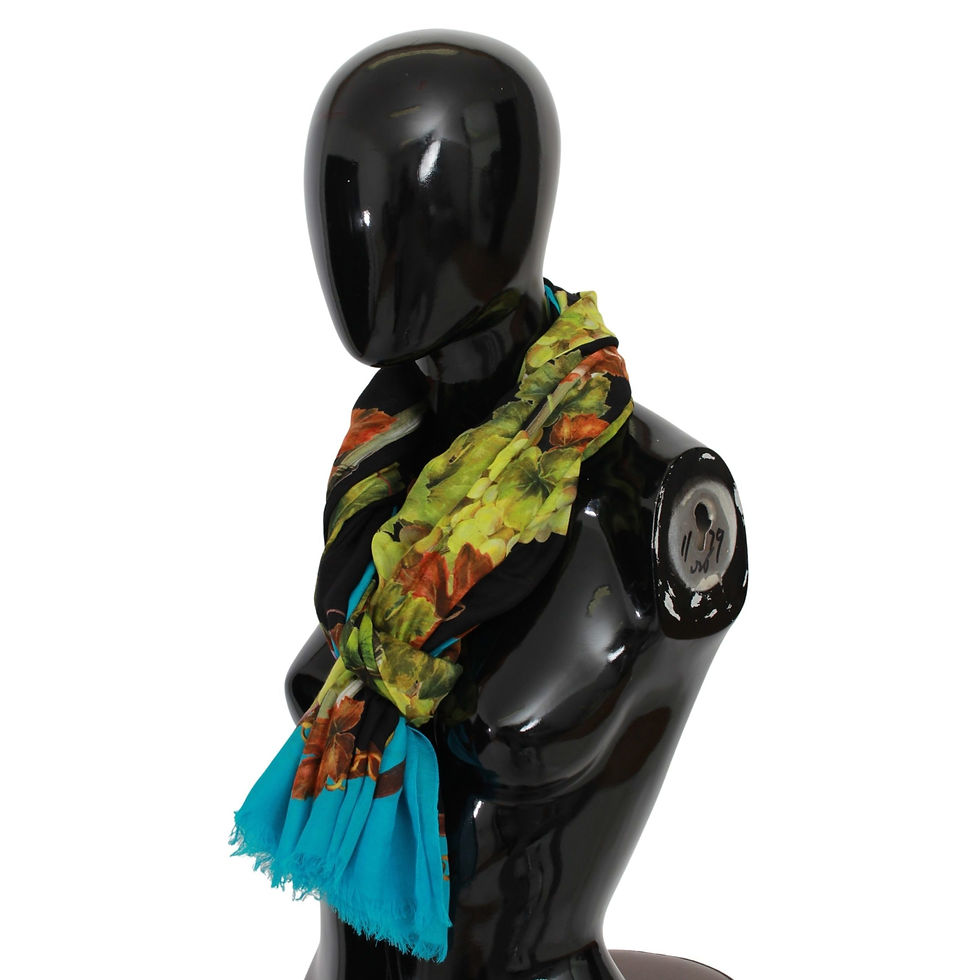 Thumbnail: Multicolor Grapes Print Shawl  Modal Scarf