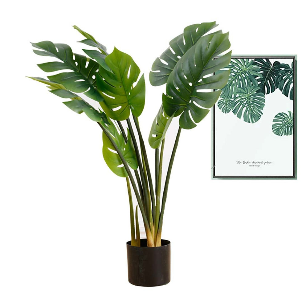 Thumbnail: 2X 80cm Artificial Indoor Potted Turtle Back Fake Decoration Tree Flower Pot Pla