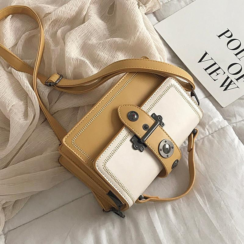 Thumbnail: Elegant Rivet Shoulder Messenger Bag