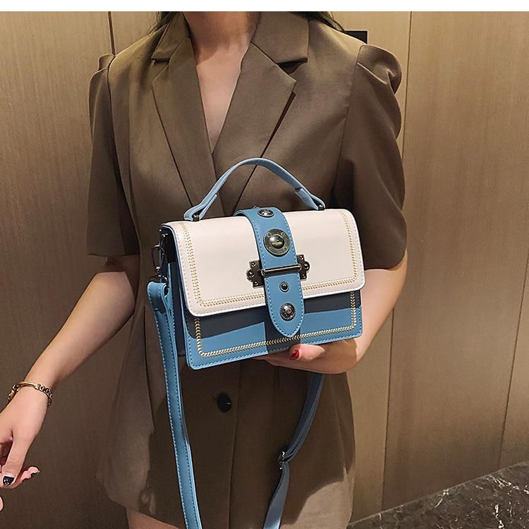 Thumbnail: Elegant Rivet Shoulder Messenger Bag