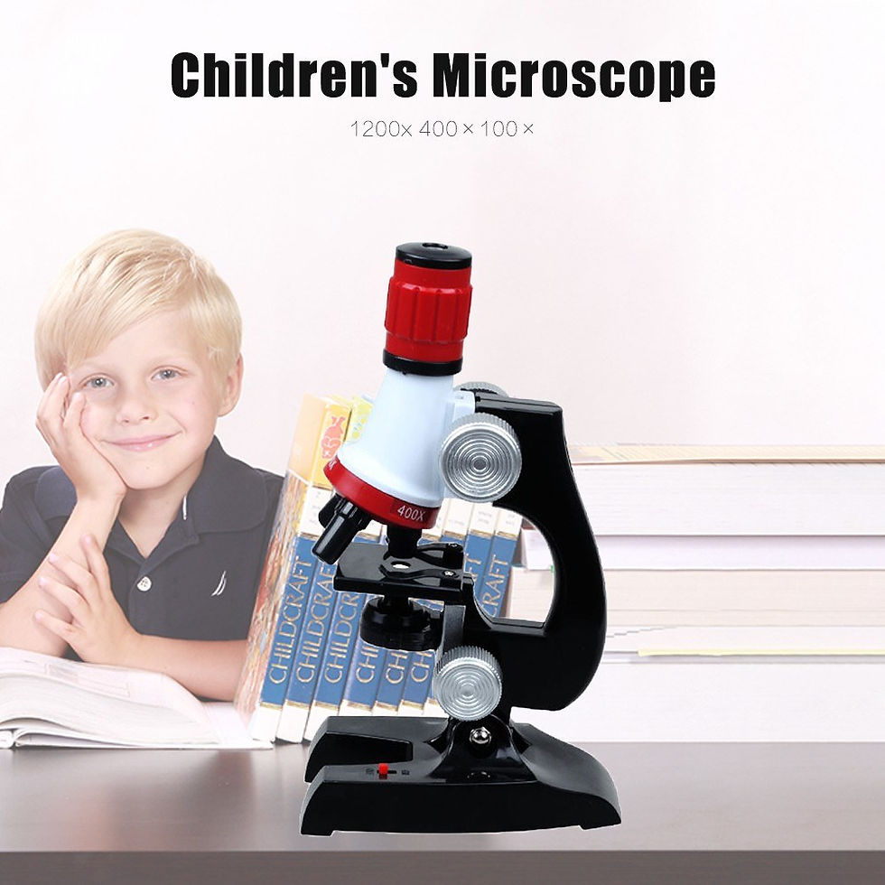Thumbnail: Children's Microscope 1200x 400×100× Nature Biology Exploration Toys Portable Sc