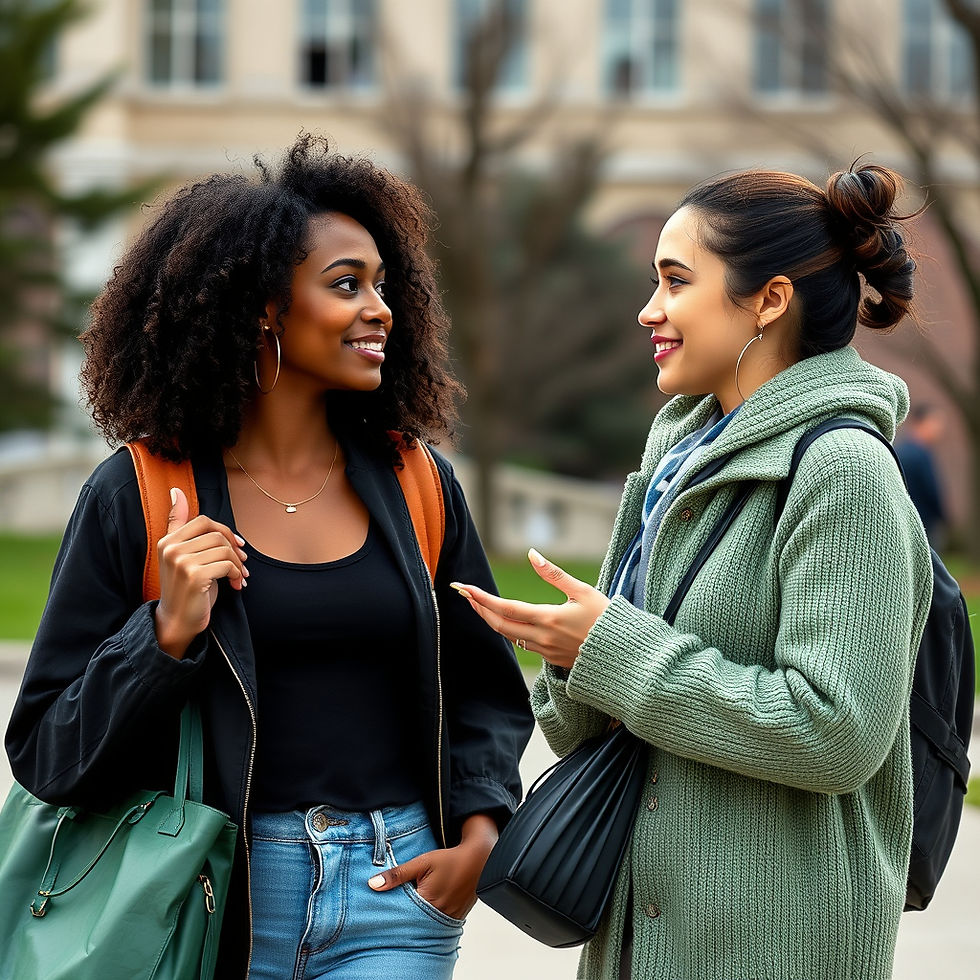 Can you create a picture of women who are in their early 20s and apart of the GEN Z gener