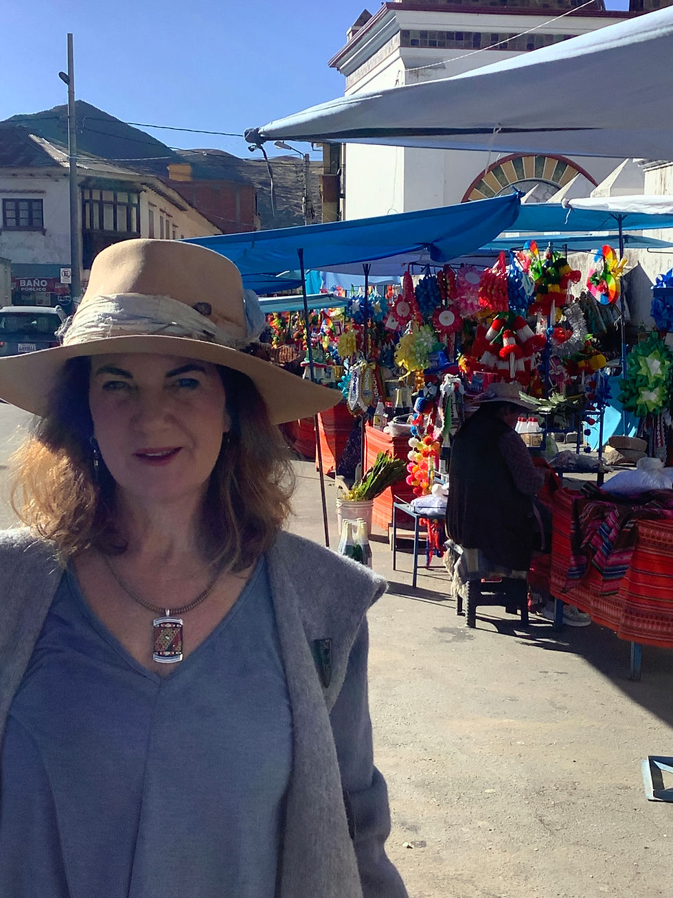 Ladies selling items to decorate the cars