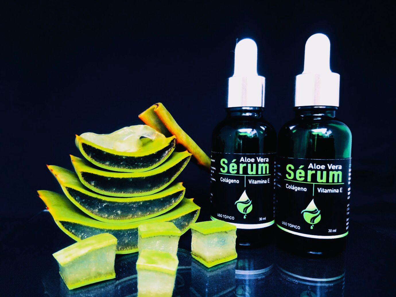 Sérum de Aloe Vera - Colágeno - Vitamina E