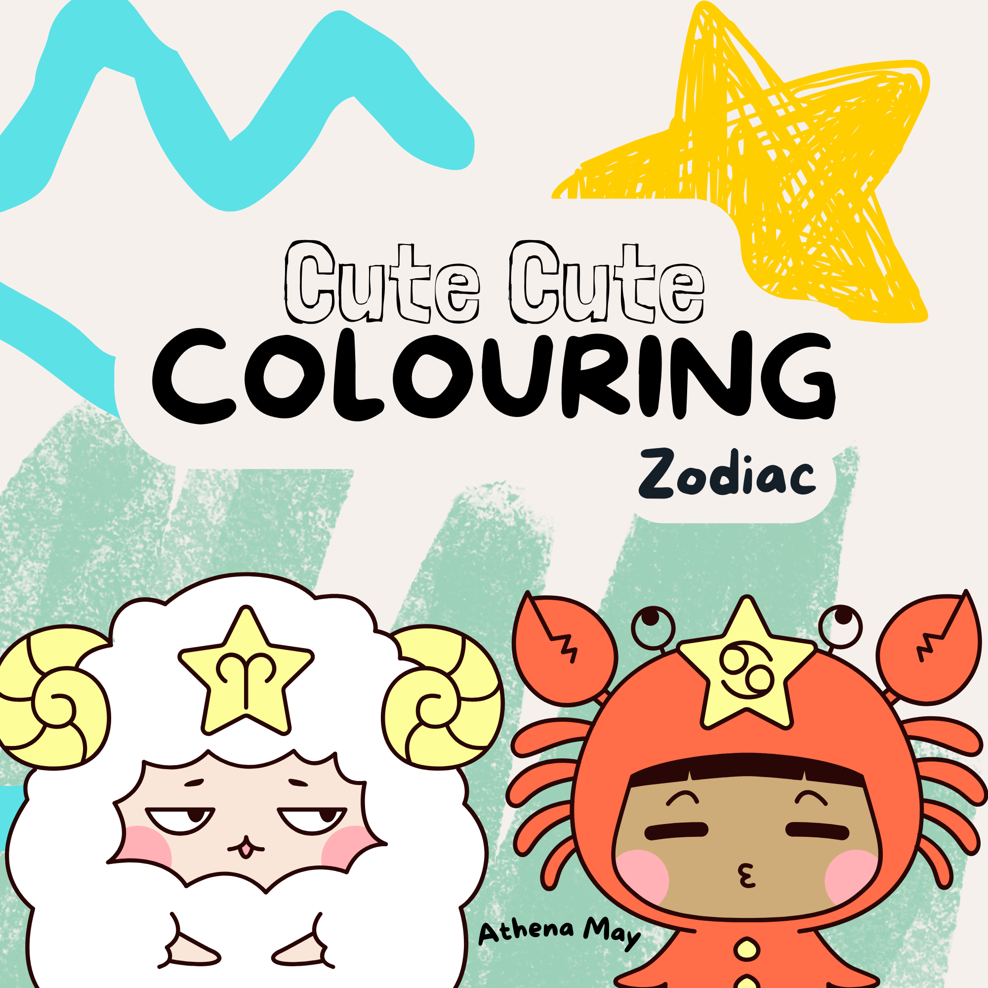 Cute Cute Colouring: Zodiac