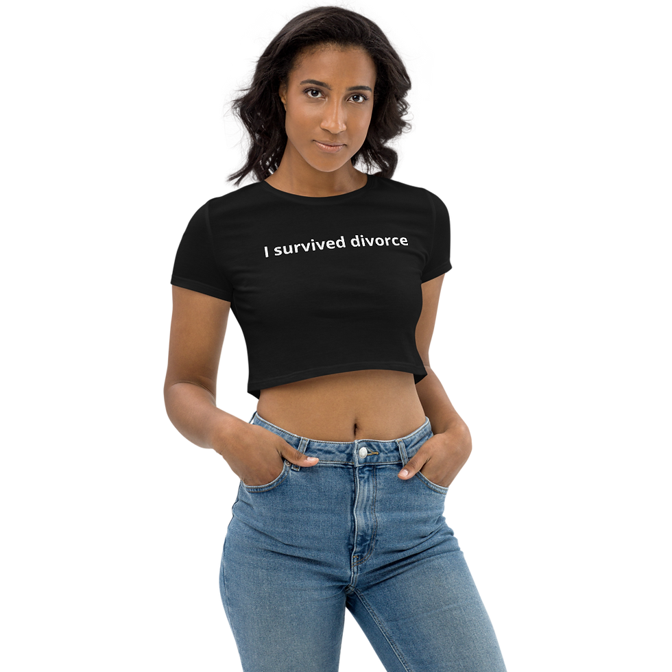 Thumbnail: I Survived Divorce Organic Crop Top