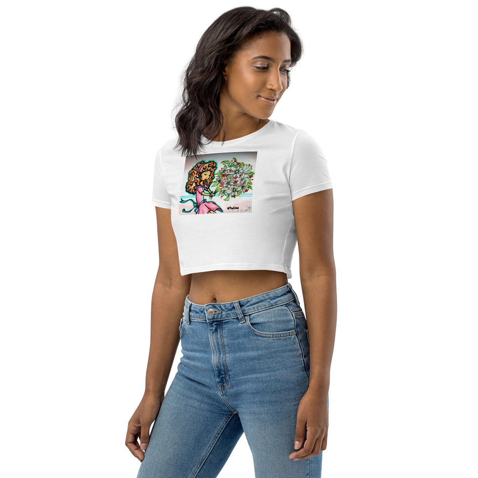 Thumbnail: Organic Crop "Girl with Flowers"