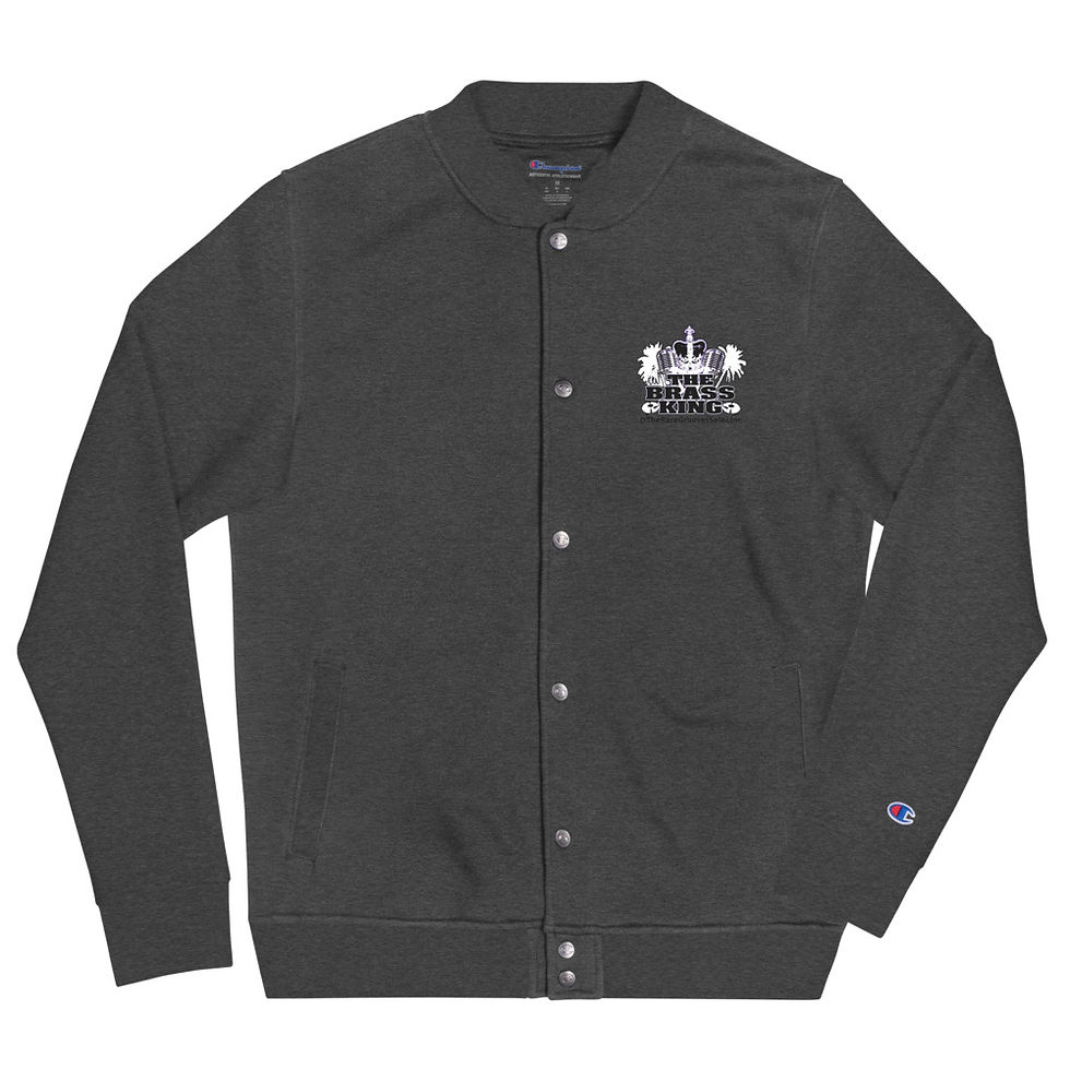 Thumbnail: Embroidered Champion Bomber Jacket Brass King