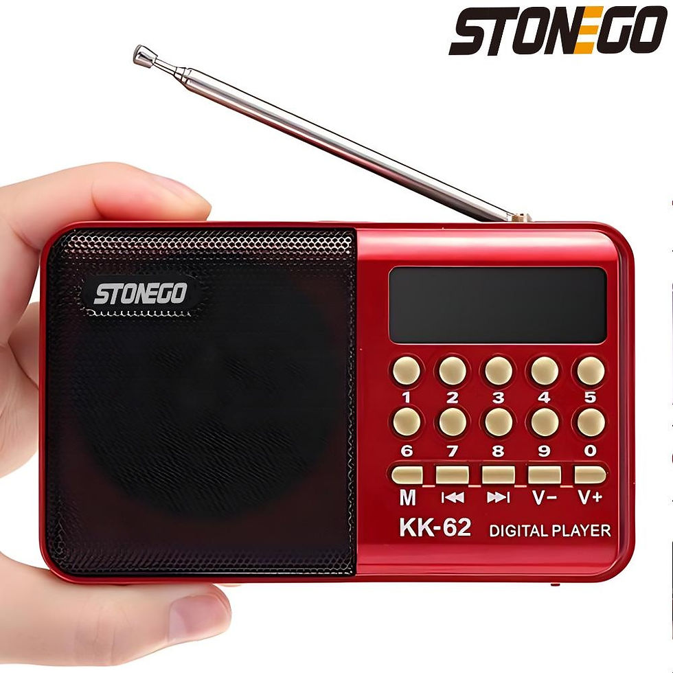 Thumbnail: Multifunctional Portable Radio Hand Crank Solar Power FM AM WB NOAA Weather Radi