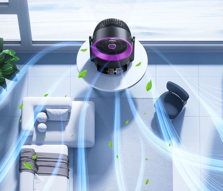 Thumbnail: Desktop Circulating Fan Timable Desktop Fan Desktop Timable Circulating Fan