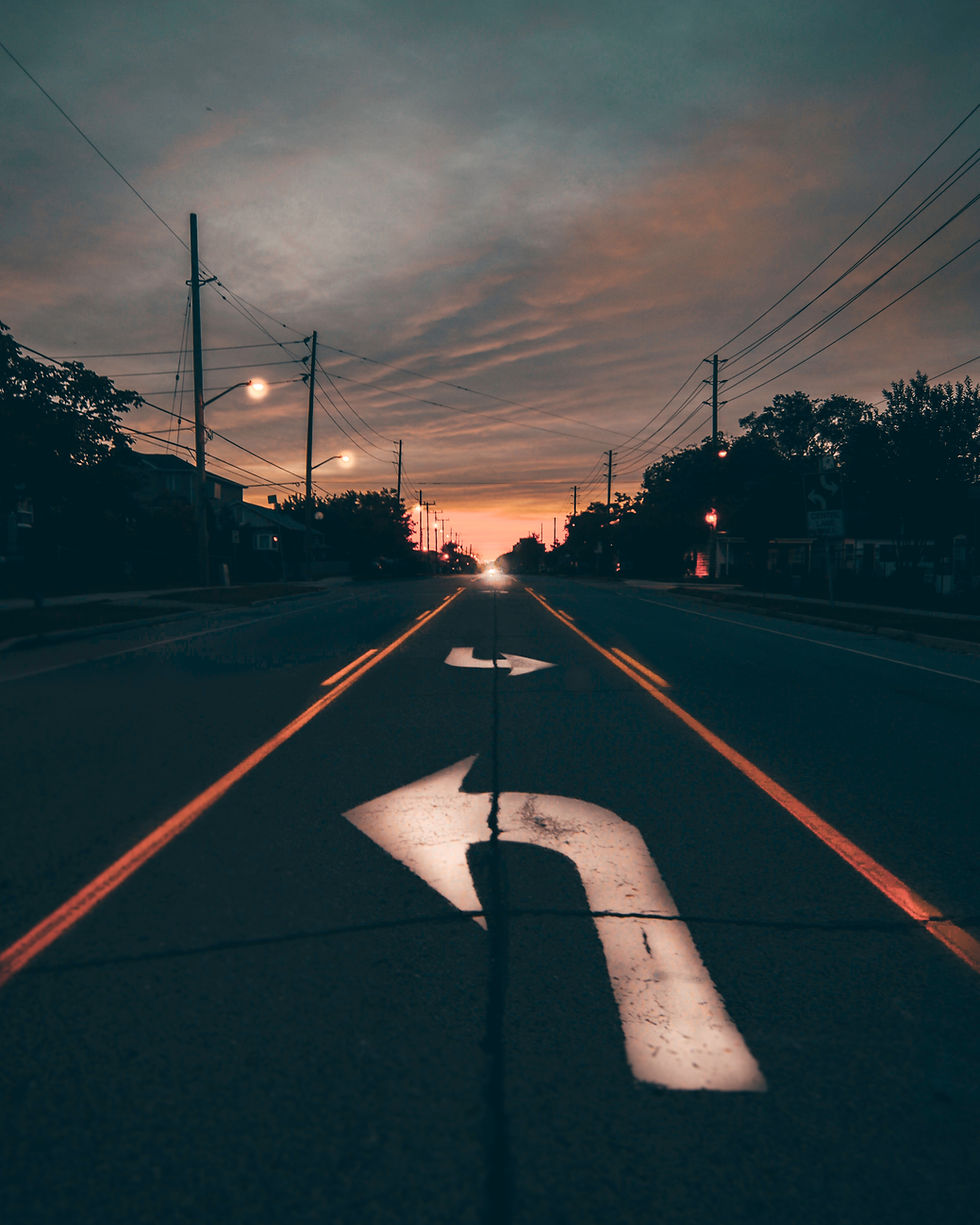Sunset Road View