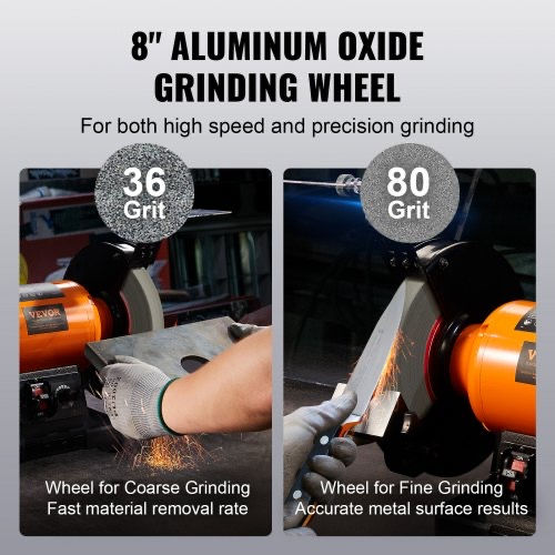 Thumbnail: Bench Grinder, 8 inch Variable Speed Bench Grinder（JH180)