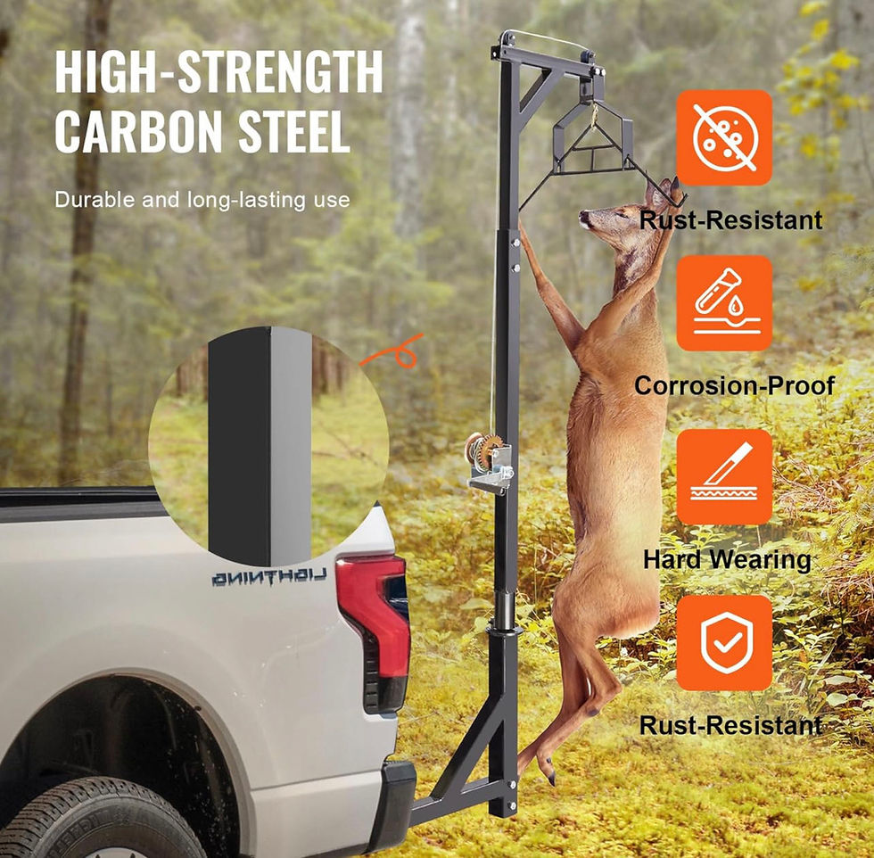Thumbnail: VEVOR Hitch Mounted Deer Hoist, (JH209)