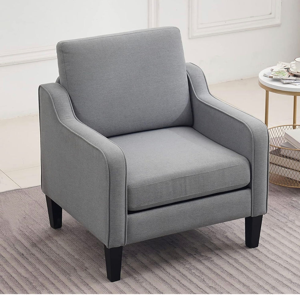 Thumbnail: Light Grey Accent Chair(SW013)