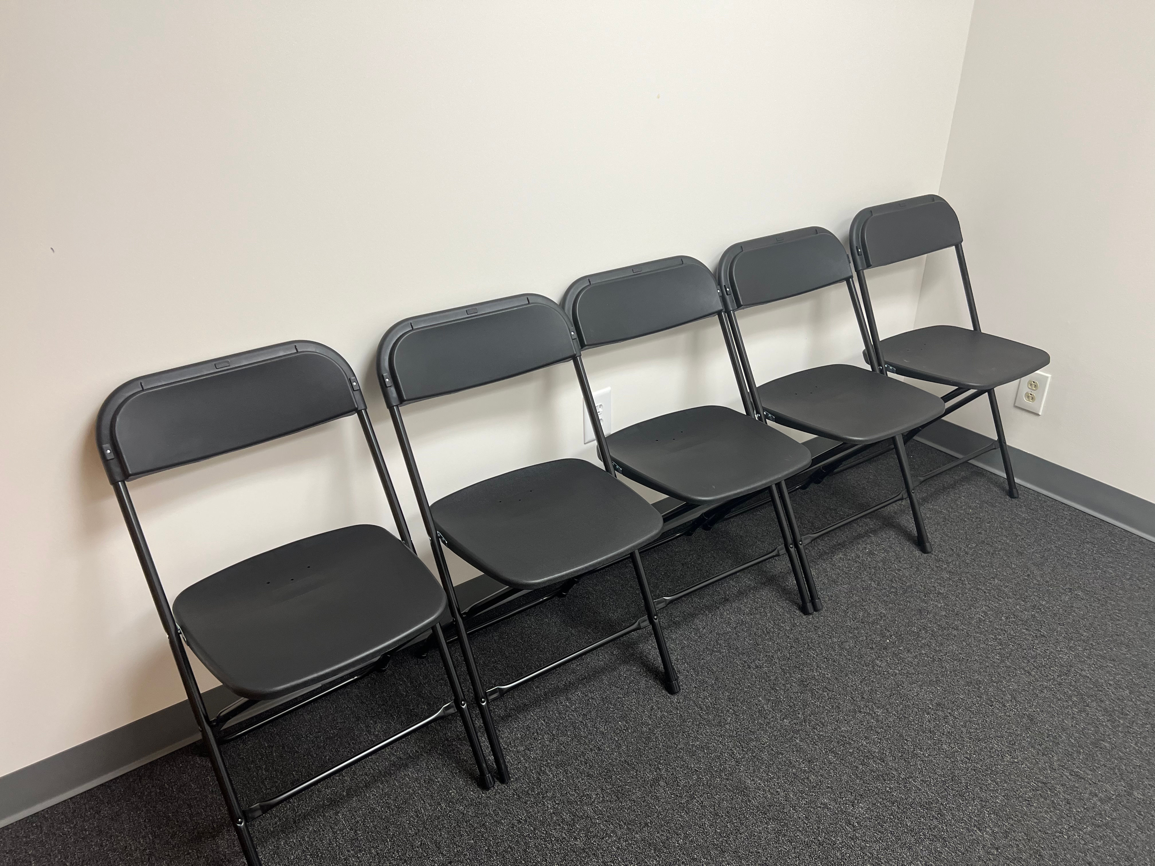 10 Pack Black Plastic Folding Chair(JH225)