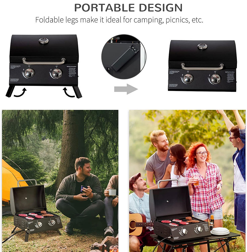 Thumbnail: 2 Burner Propane Gas Grill Outdoor