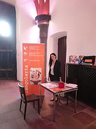 langolerta Messe-Stand beim Newcomers Festival im Römerberg im Schwanensaal 2017