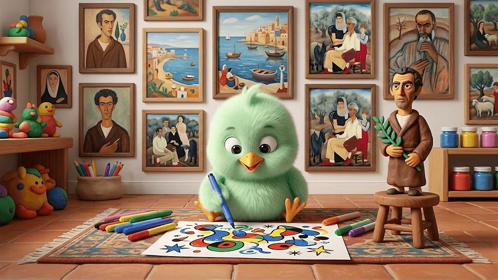 ציור בעקבות אמנים: סדנאות מוזיאון בית ראובן 🎨