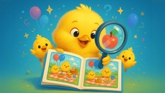 חוברת "מצא את ההבדלים": האפרוחים בסוף הקיץ 🐣