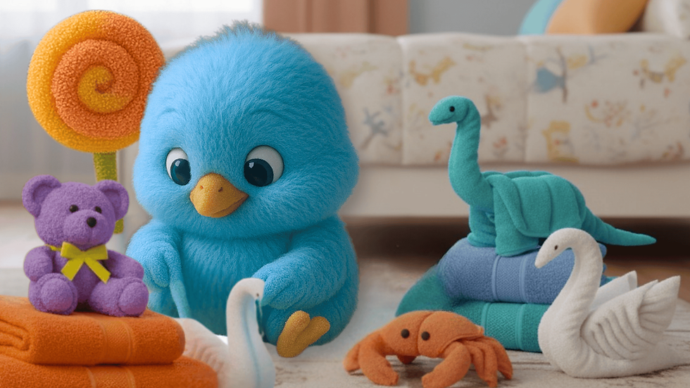 איך לקפל מגבת בצורות שונות כמו במלון 🐘