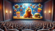 סרט: גשם של פלאפל 2 🍔🦖