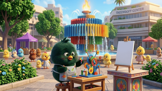 אמנות קינטית. כי מי אמר שאמנות חייבת לעמוד במקום אחד?  🌀