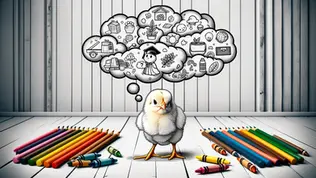 חוברת צביעה #18: אפרוחים לומדים על מקצועות