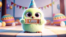 אלף פוסטים ועוד פוסט... על המספר שהפך לכוכב - 1,000! 🌟