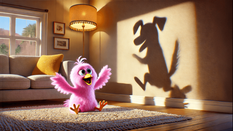 צלליות על הקיר: משחקי אור וצל 🌗