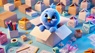 אוריגמי: קיפולי נייר שימושיים של קופסאות אחסון 📦🎨