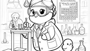 חוברת צביעה #20: אפרוחים מריעים לנשים