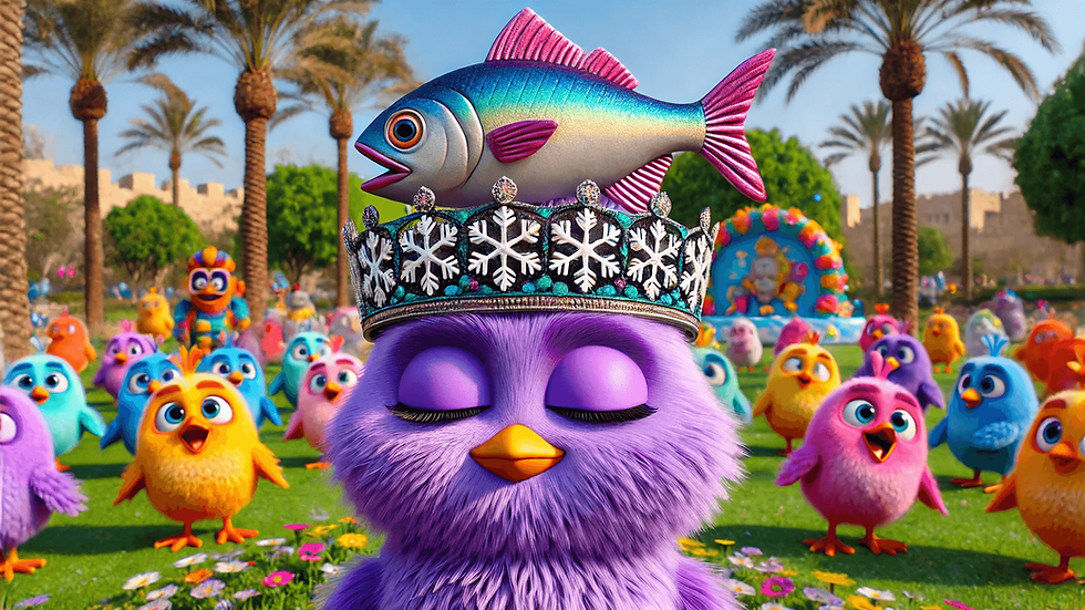 משחקי חוץ לילדים: אחת שתיים שלוש דג מלוח