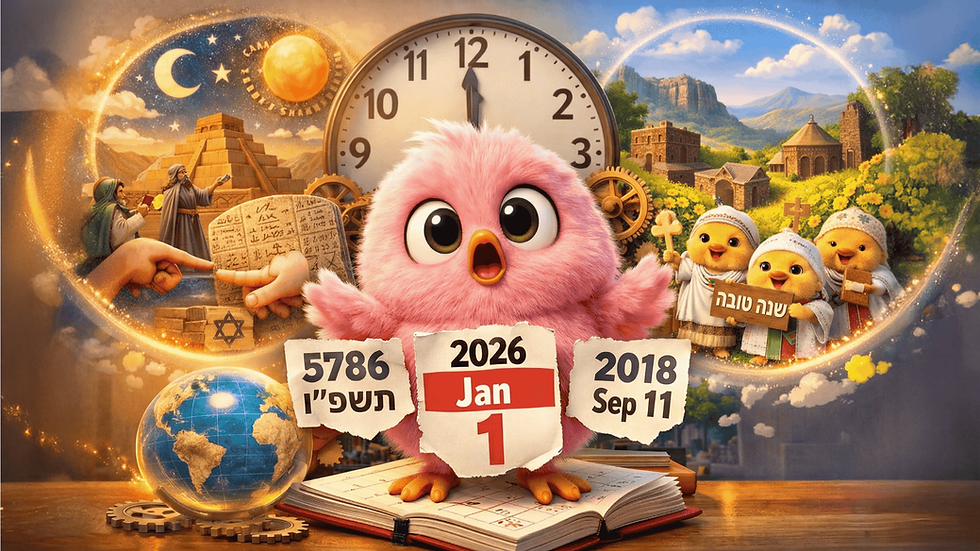 זמן זה יחסי: כשהשנה ממש שונה - הלוח העברי והלוח האתיופי 🕍📜 (2)