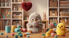 יצירות מפונפונים 🧶