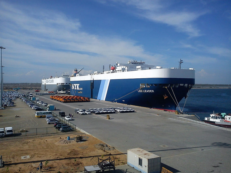 Hambantota commercial port, Sri Lanka