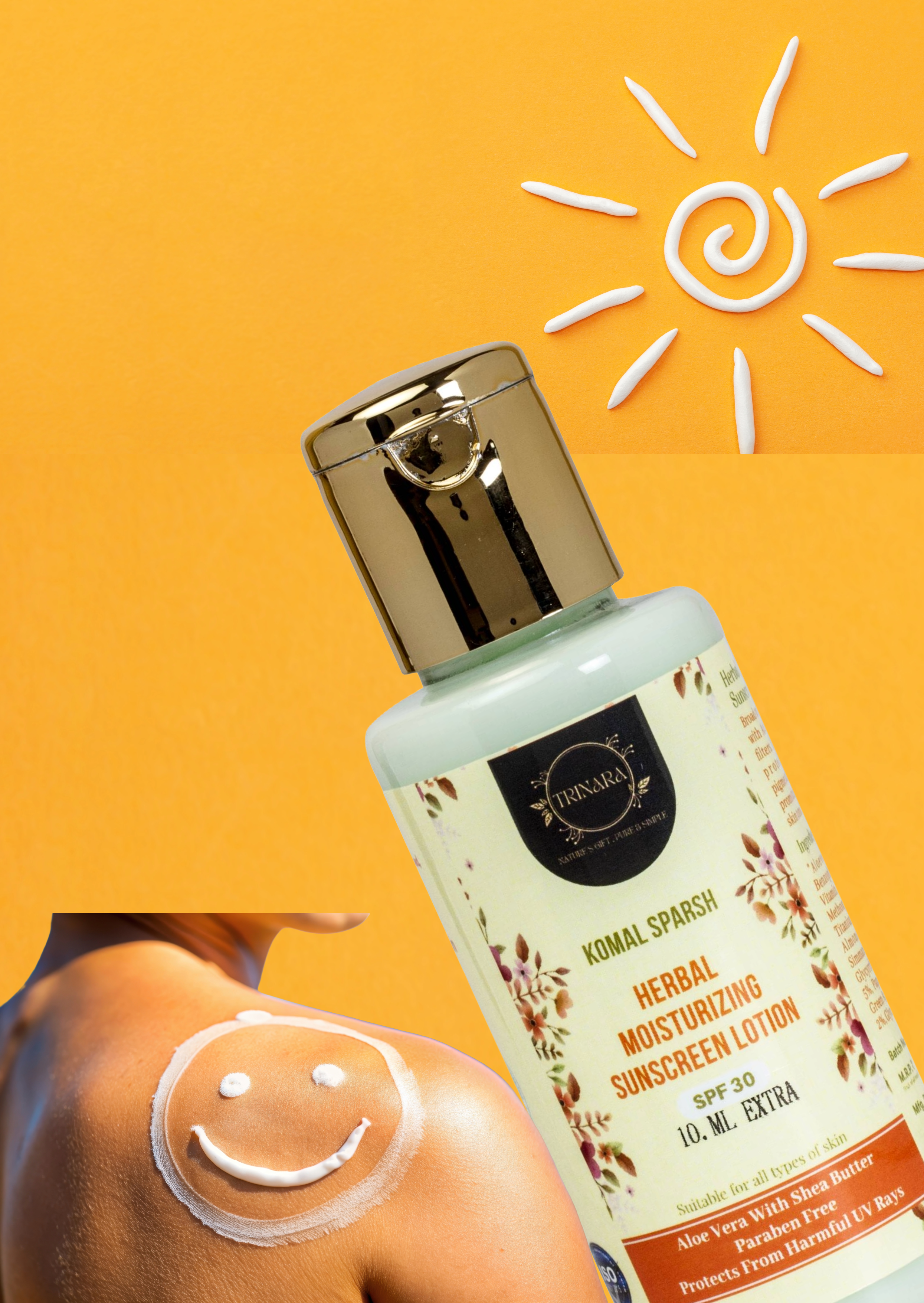 Komal Sparsh Herbal Moisturizing Sun-Screen Lotion SPF-30