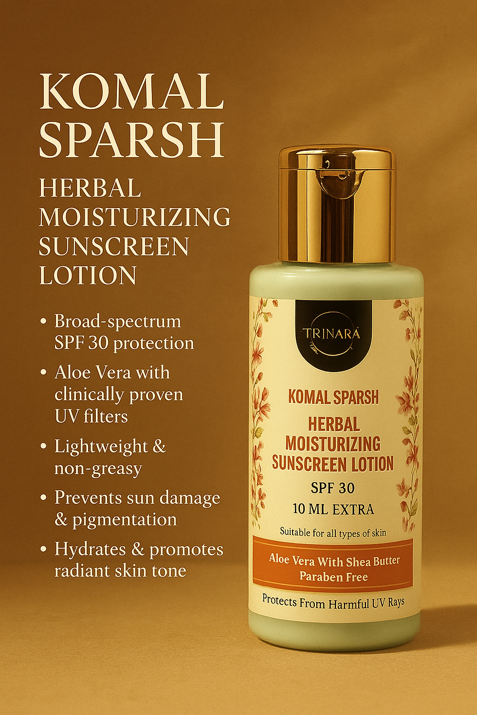 Thumbnail: Komal Sparsh Herbal Moisturizing Sun-Screen Lotion SPF-30